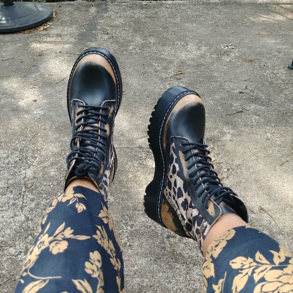 Steve Madden High Top Combat Boots